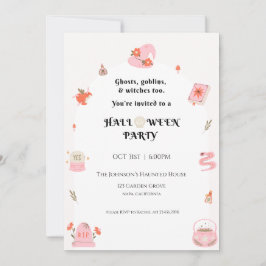 Convite Halloween Party Invitation