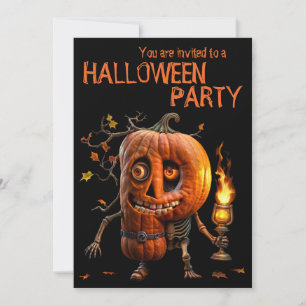 Convite Halloween Pumpkin