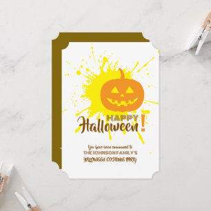 Convite Halloween Pumpkin