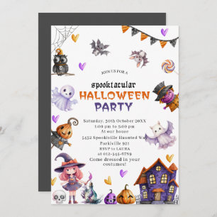 Convite Halloween Pumpkin Little Boo Baby ShowerInvitation