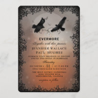 Halloween Ravens e Corações PERSONALIZÁVEIS EDITÁV