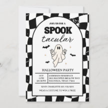 Halloween Retro Spooktacular do Quadro de Verifica
