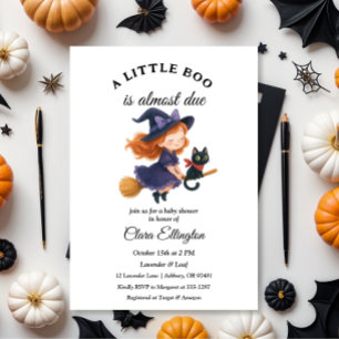 Convite Halloween Sloth Primeiro Chá de fraldas de Hallowe