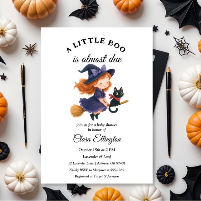 Convite Halloween Sloth Primeiro Chá de fraldas de Hallowe (Criador carregado)