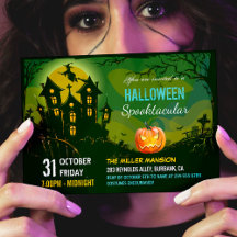 Halloween Spooktacular Party Assustadora Casa Asso