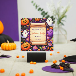 Convite Halloween Spooky Night Bash: Junte-se a nós para d