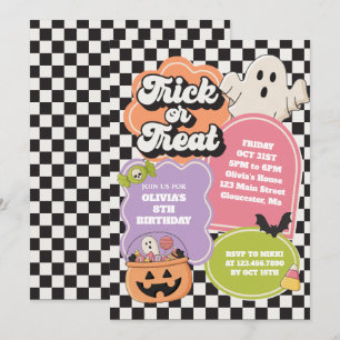 Convite Halloween Spooky Vibes Aniversário