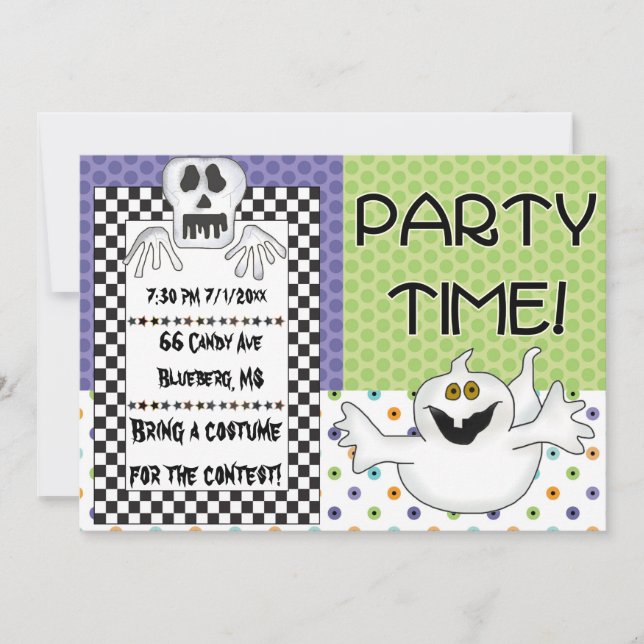 Convite Halloween Themed Invite (Frente)