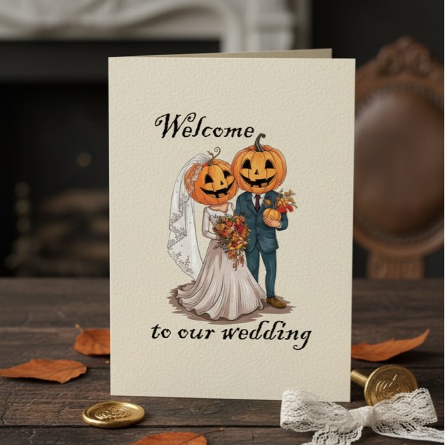 Convite Halloween Wedding (Criador carregado)