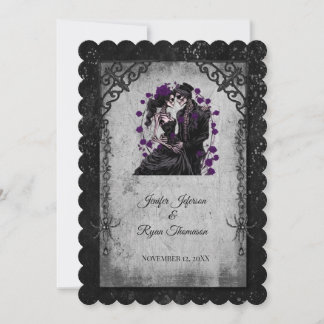 Convite halloween wedding Invitation