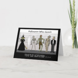 Convite Halloween Who-dunnit