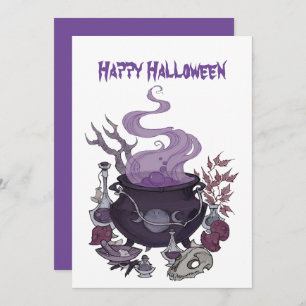 Convite Halloween Witch Brew