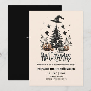 Convite Hallowmas convoca Natal com tema de fantasia