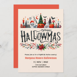 Convite Hallowmas Invoca a Mashup de Natal no Halloween