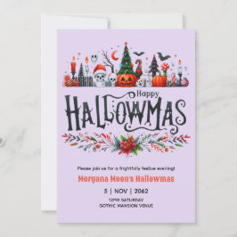 Convite Hallowmas Invoca a Mashup de Natal no Halloween