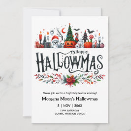Convite Hallowmas Invoca a Mashup de Natal no Halloween