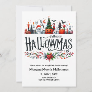 Convite Hallowmas Invoca a Mashup de Natal no Halloween