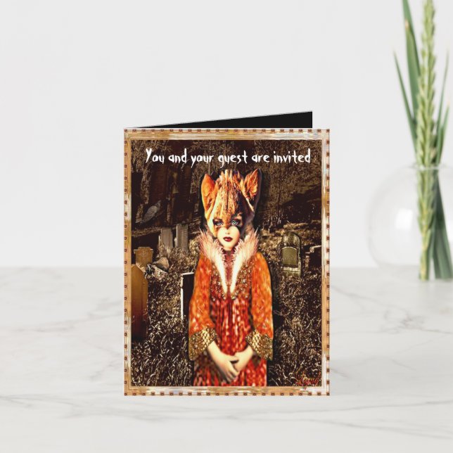 Convite Hallow's Eve Special Halloween Folded Invite (Frente)