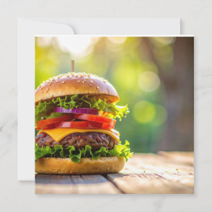 Convite hamburger