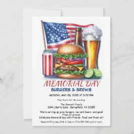 Convite Hambúrgueres e Cervejas no Dia dos Veteranos | Fes
