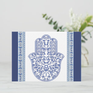 Convite hamsa*tunis*morocco*henna*azul