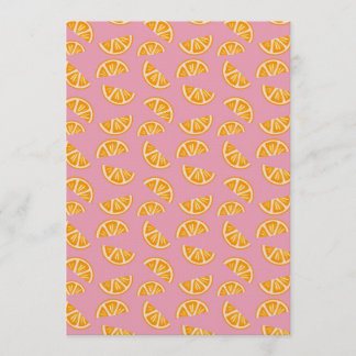 Convite Hand-drawn Refreshing Oranges Seamless Pattern