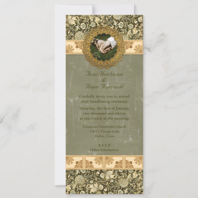 Convite Handfasting (Frente)