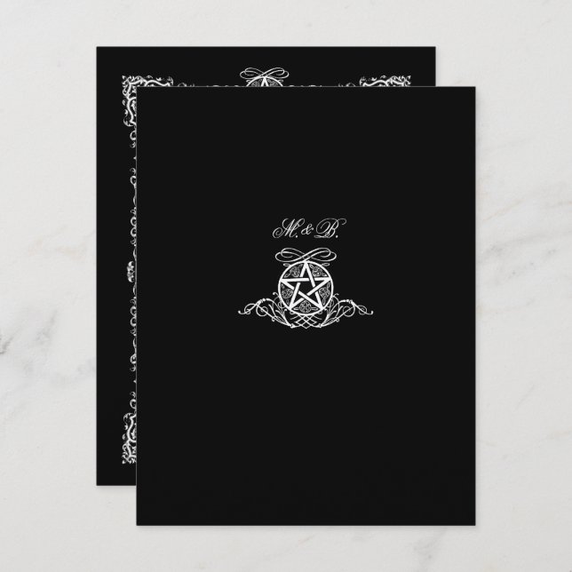 Convite Handfasting (Frente/Verso)