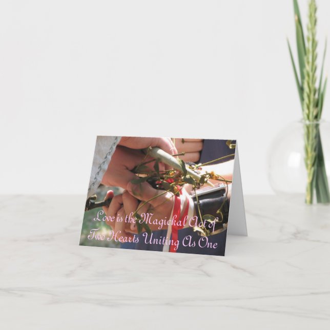 Convite Handfasting/Wedding Invitation (Frente)