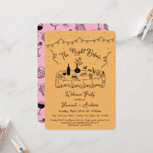 Convite Hannah é a noite antes de ser bem-vinda