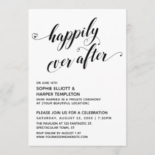 Convite Happily Ever After Hearts Recepção do Roteiro Some