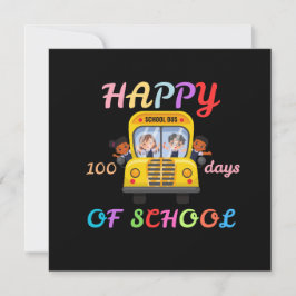 CONVITE HAPPY 100 DAYS OF SCHOOL, BACK TO SCHOOL