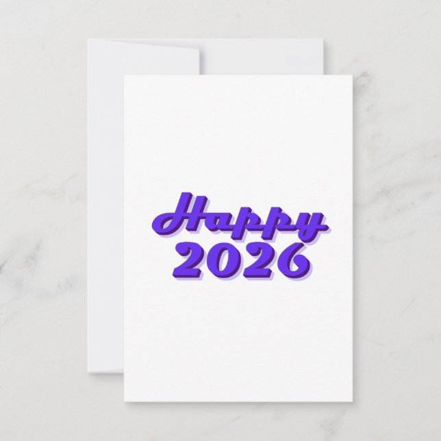 Convite Happy 2026 (Frente)