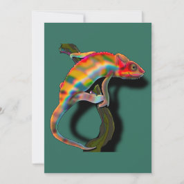 Convite Happy Chameleon
