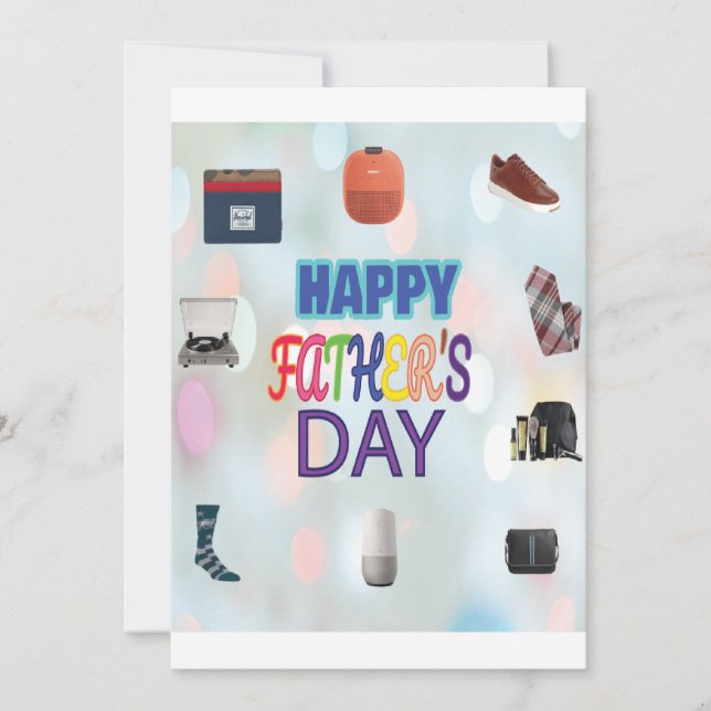 Convite Happy Father's Day Invitation (Frente)