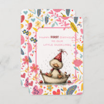 Happy First Birthday Our Little Duckling