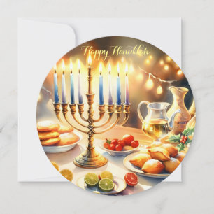 Convite Happy Hanukkah