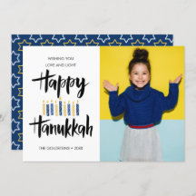 Happy Hanukkah Candles | Foto vertical sobre feria