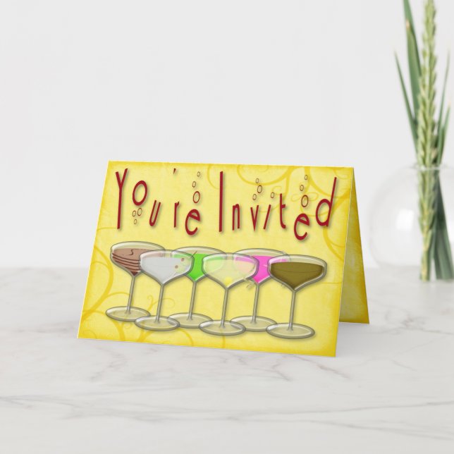 Convite Happy Hour Invitation (Frente)