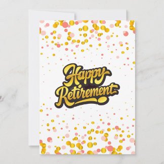 Convite Happy Retirement Card