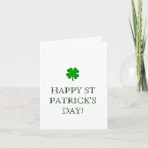 Convite HAPPY ST PATRICK'S DAY! card