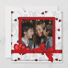 Convite Happy Valentine's Day Card with Photo