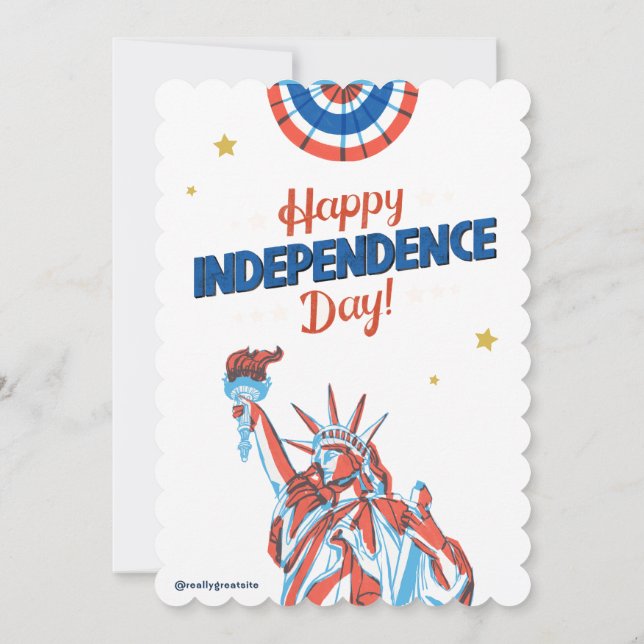 Convite #HappyIndependenceDay (Verso)