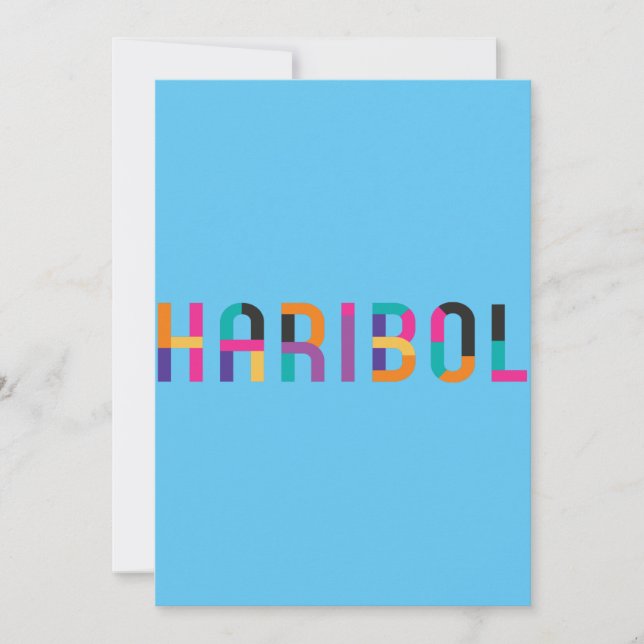 Convite  Haribol Nitai Gaur            (Frente)