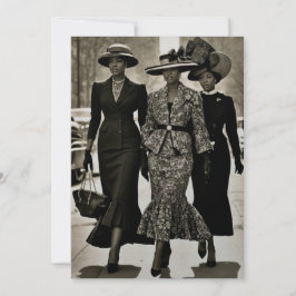 Convite Harlem Renaissance Sophisticated Ladies