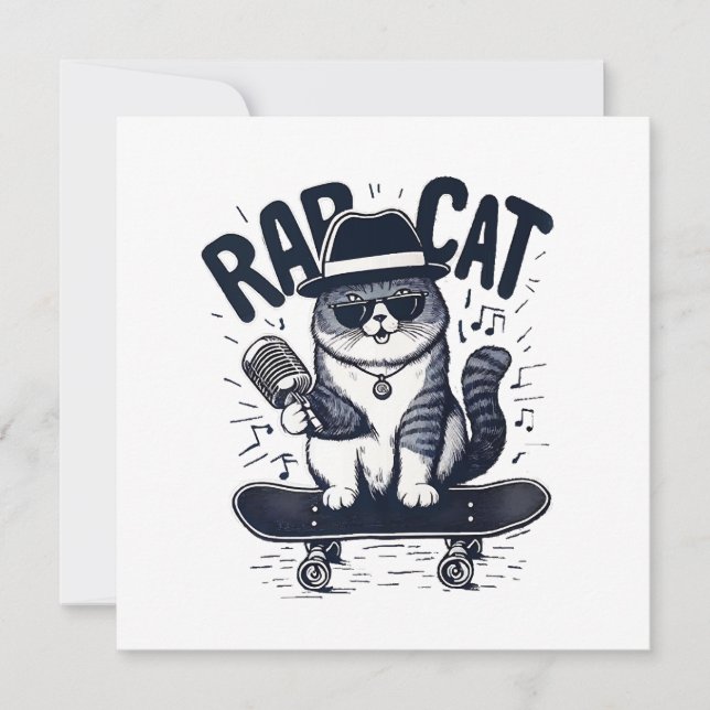 Convite Harmonia do Rap Cat (Frente)