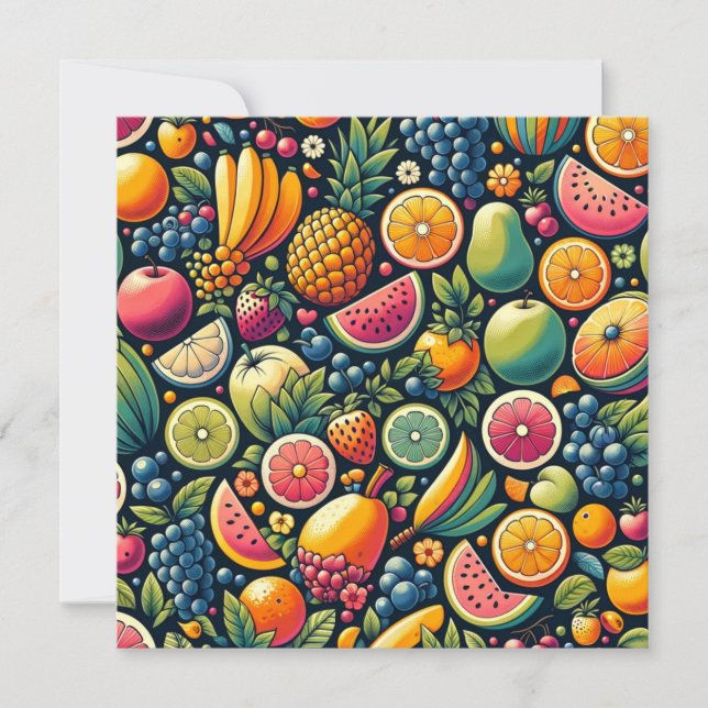 Convite Harmonia Frutífera: Uma Sinfonia da Recompensa da  (Frente)