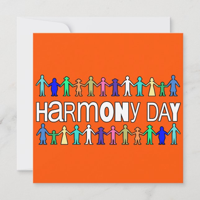 Convite Harmony Day Australia  (Frente)