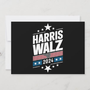 Convite Harris Valsa 2024 Kamala Harris Tim Valsa 2024 