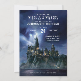 Convite Harry Potter | Aniversário do Castelo de Hogwarts
